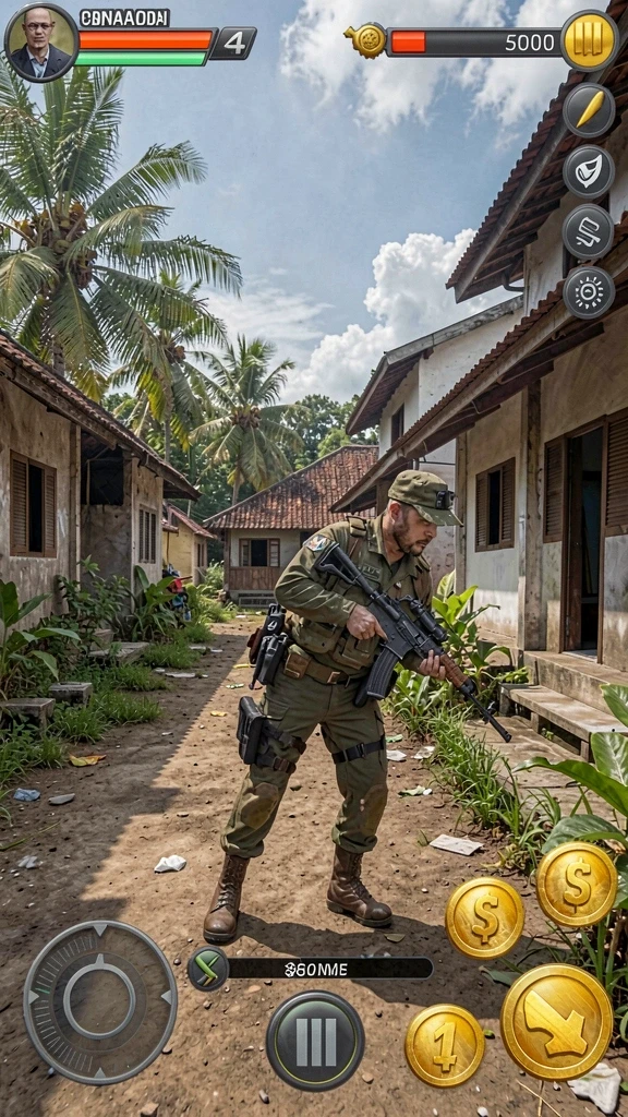 Gambaran situasi seru di dalam game.