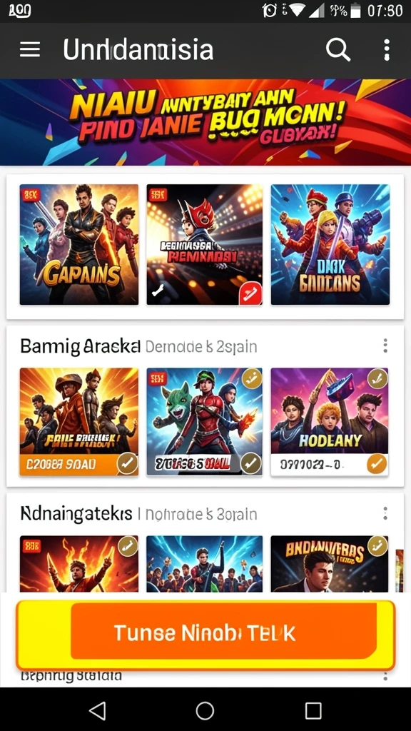 Gambaran visual dari dunia yang menakjubkan dalam permainan.