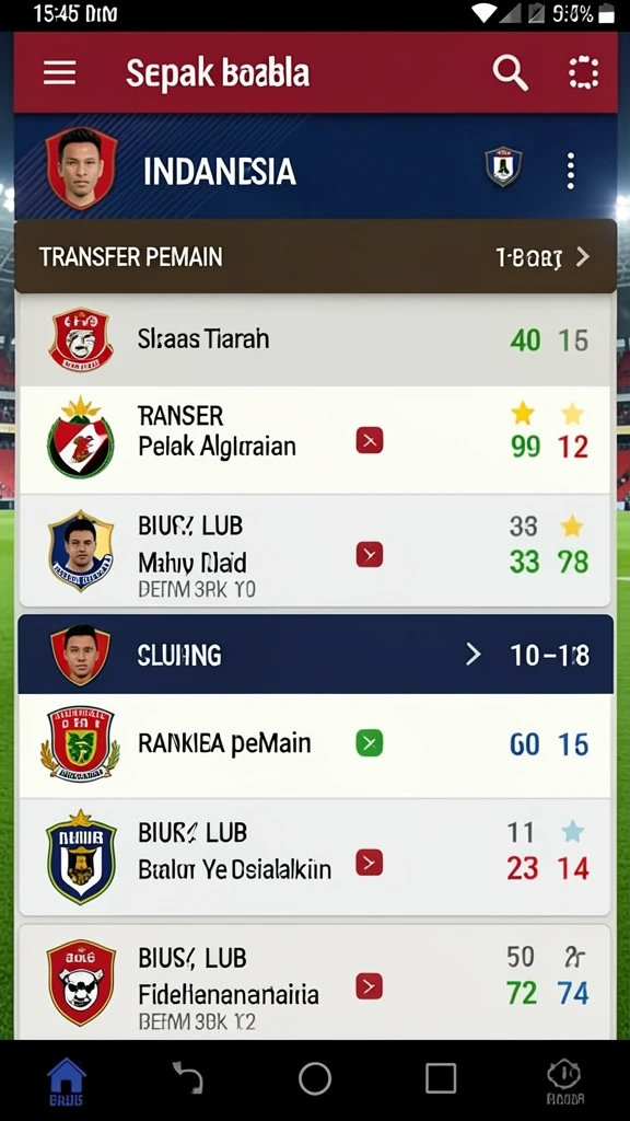 Statistik kemenangan yang mudah dipahami.