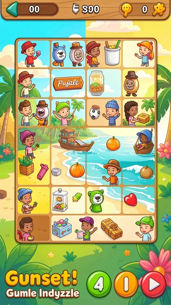 Screenshot saat karakter sedang bertarung dalam level yang menantang.