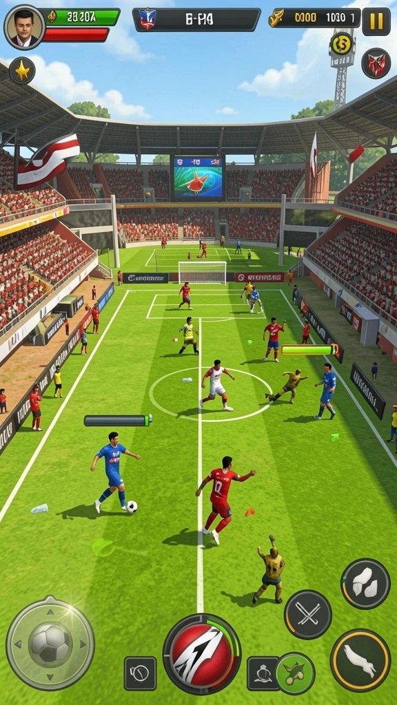 Fitur multiplayer yang memungkinkan bermain bersama teman.