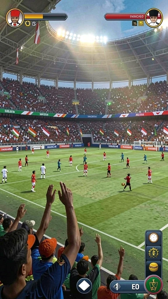 Tampilan grafis yang menarik dalam gameplay.