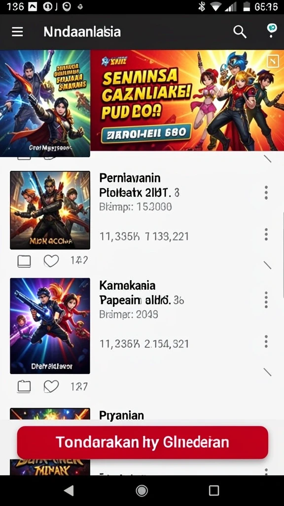Tampilan antarmuka yang menarik dan mudah digunakan.