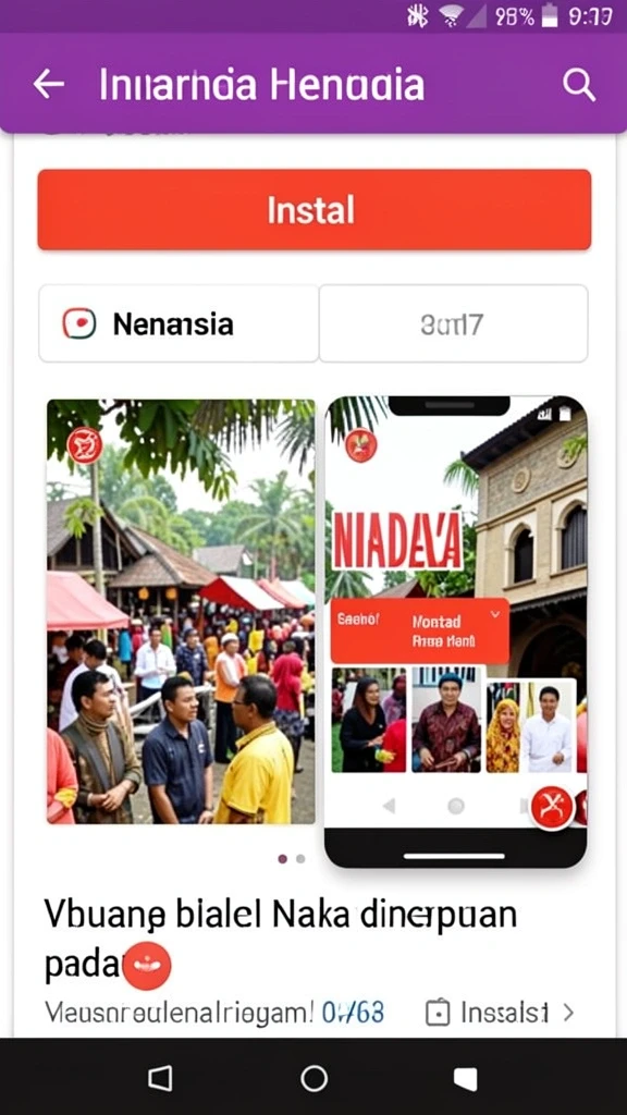 Tampilannya yang menawan dan berwarna-warni.