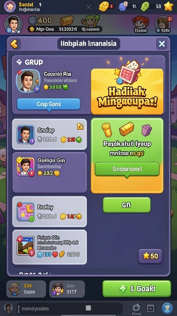 Tangkapan layar aksi gameplay yang mendebarkan.
