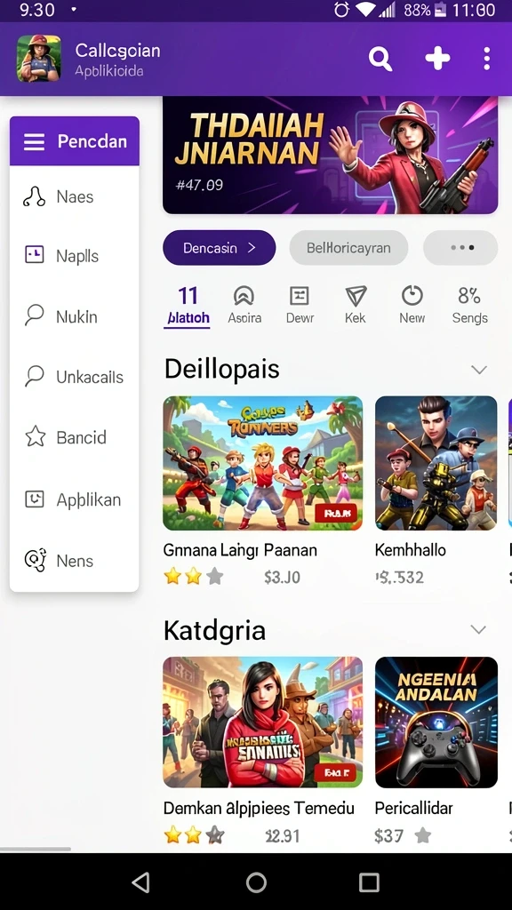 Tampilan permainan slot yang memikat dan mudah dipahami.