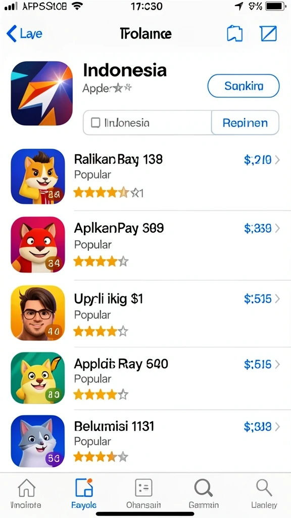 Screenshot pertama menunjukkan tampilan awal permainan yang menarik.