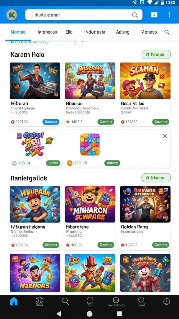Level penuh warna dan tantangan yang mengasyikkan.