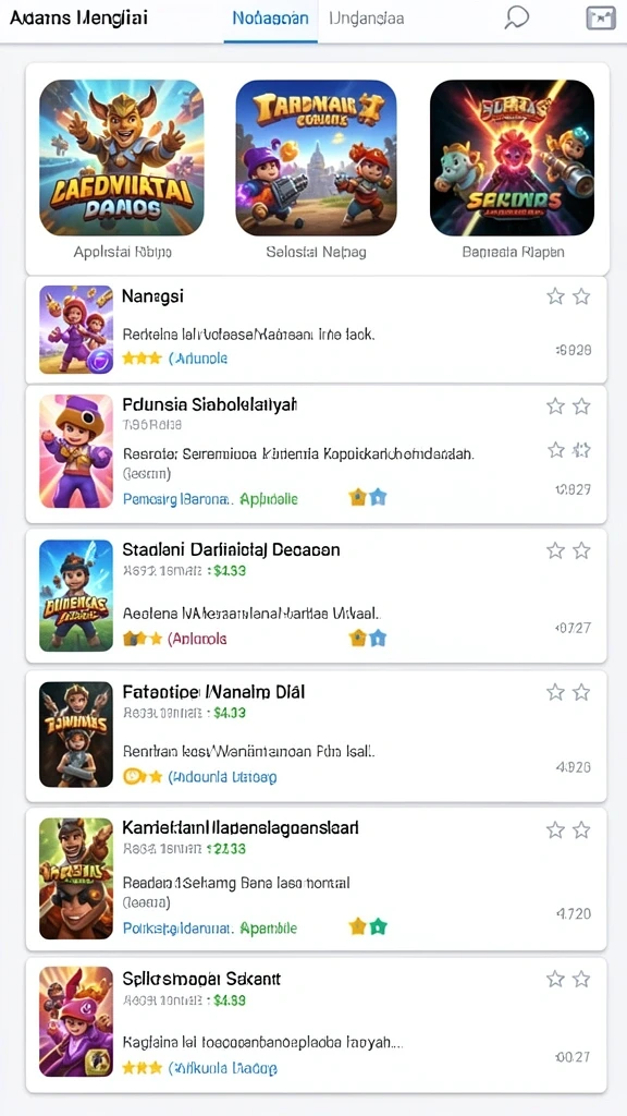 Karakter yang beragam dengan kemampuan unik.