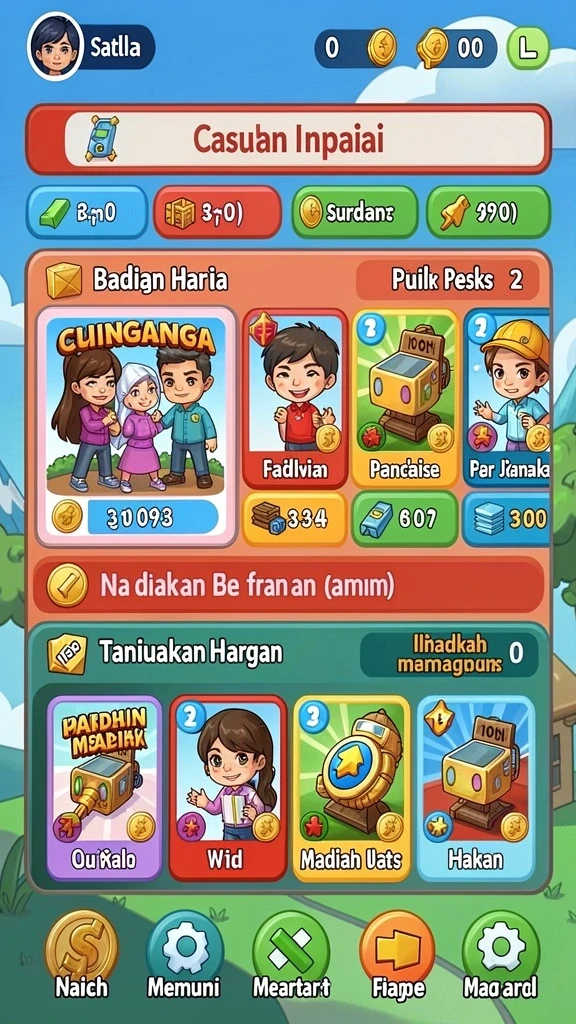 Banyak pilihan permainan judi yang tersedia.
