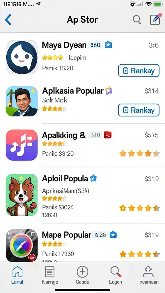 Tampilan antarmuka pengguna yang menarik dan intuitif.