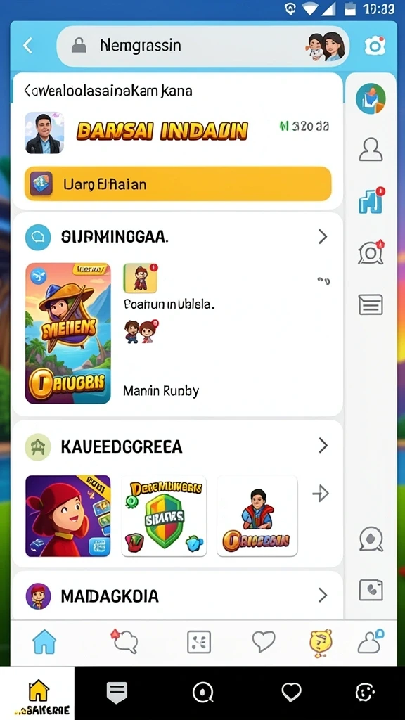 Screenshot menunjukkan tampilan awal aplikasi LAKUTOTO yang menarik.