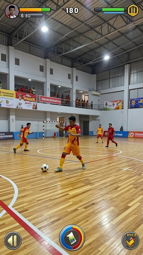 Fitur multiplayer yang memungkinkan bermain dengan teman.