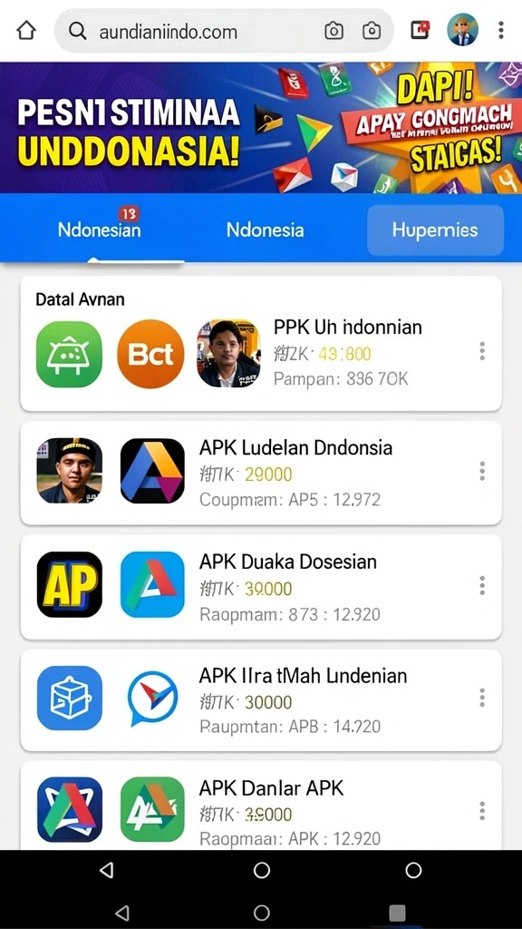Antarmuka pengguna yang bersih dan menarik.