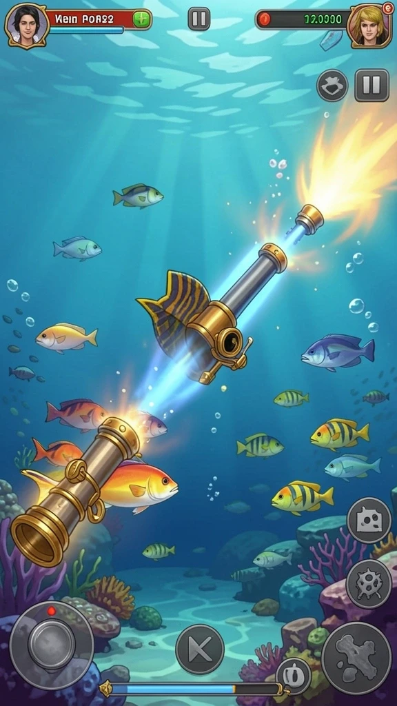 Mode multiplayer yang memungkinkan bermain dengan teman.