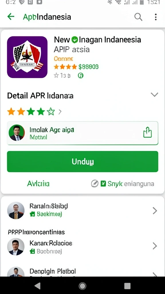 Tampilan antarmuka yang menarik dan modern.