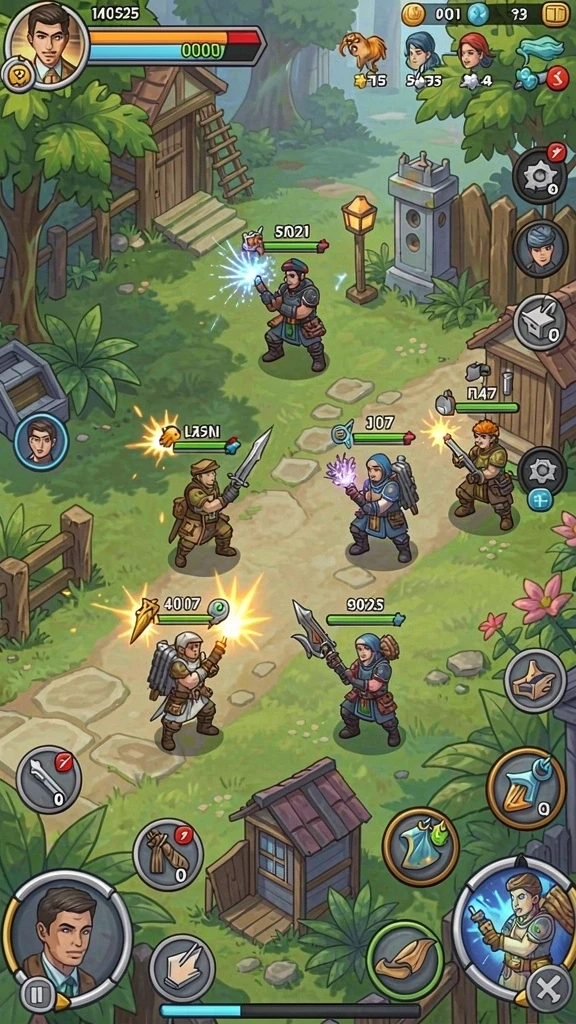 Grafis mendetail dari dunia permainan QQNUSA.