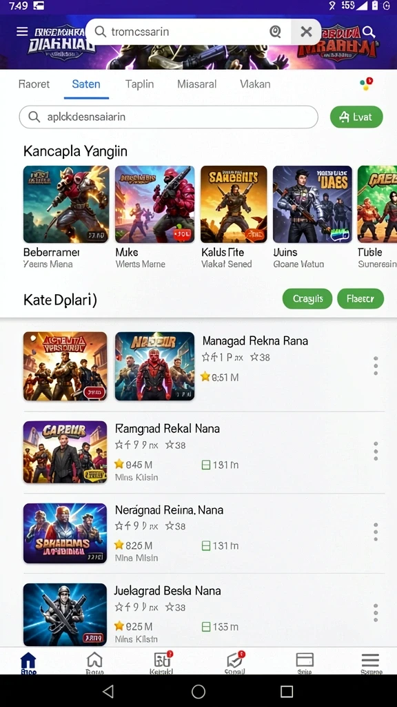 Tampilan antarmuka yang menarik dan mudah dinavigasi.
