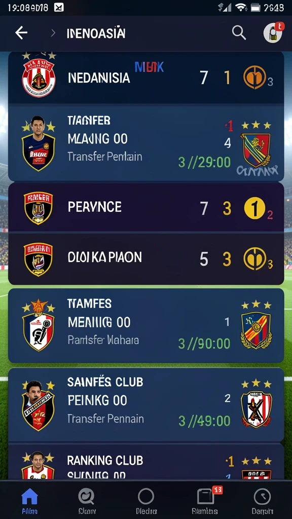 Tampilan layar utama yang menarik dan intuitif.