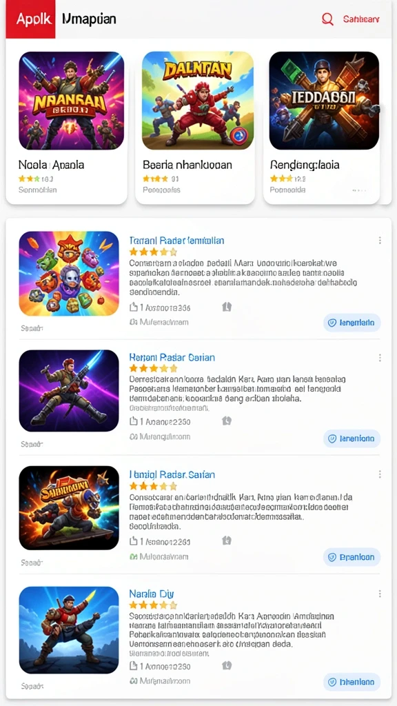 Tampilan antarmuka yang menarik dan mudah digunakan.