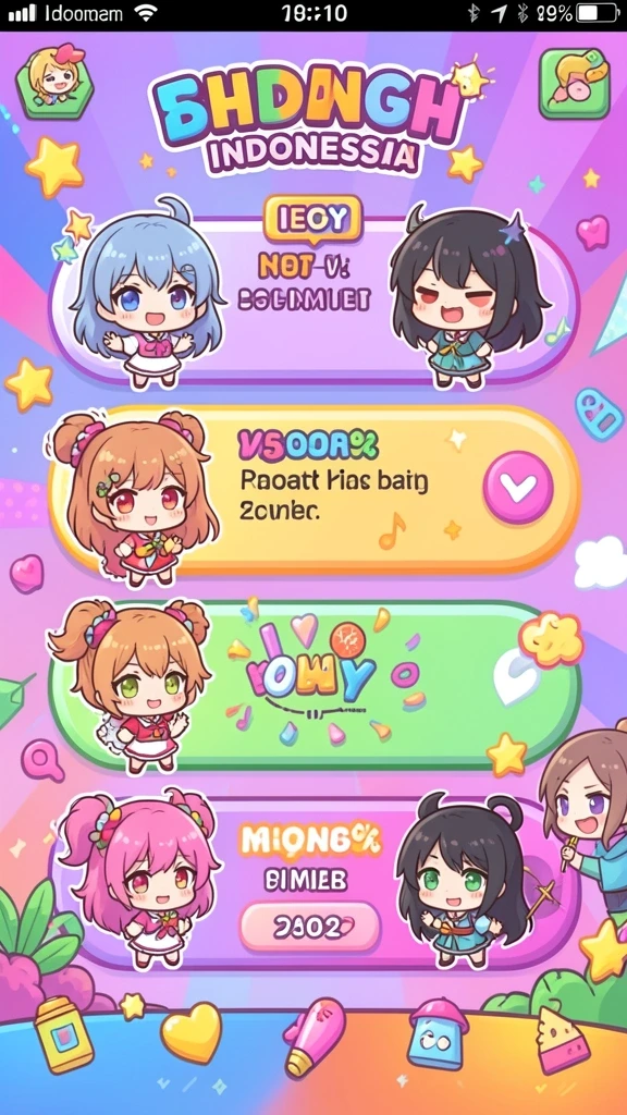 Karakter unik dengan kemampuan berbeda yang bisa diunlock.