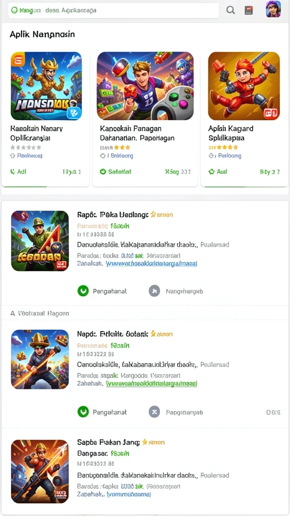 Mode permainan yang bervariasi dan menyenangkan.