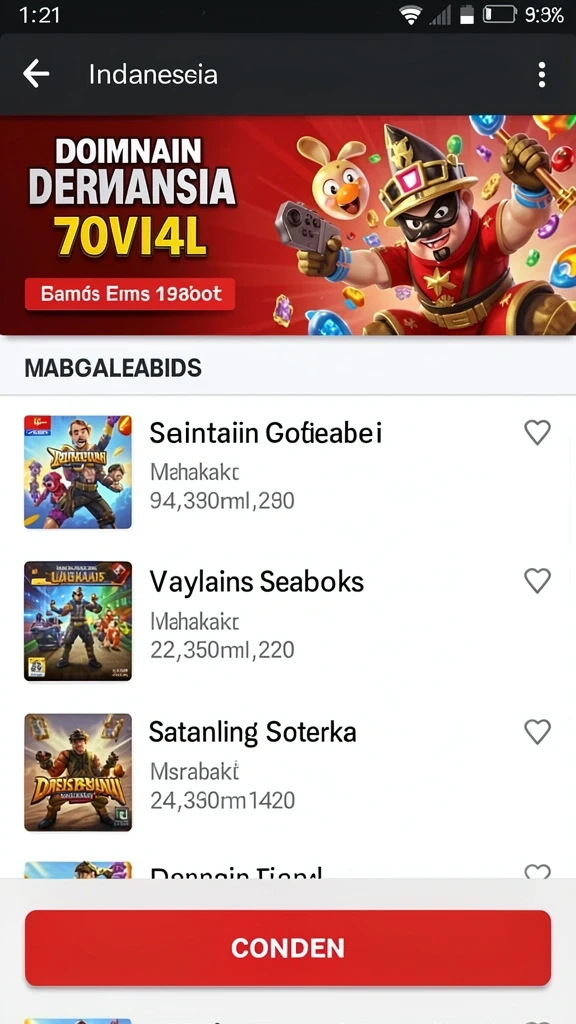 Tampilan antarmuka yang sederhana dan user-friendly.