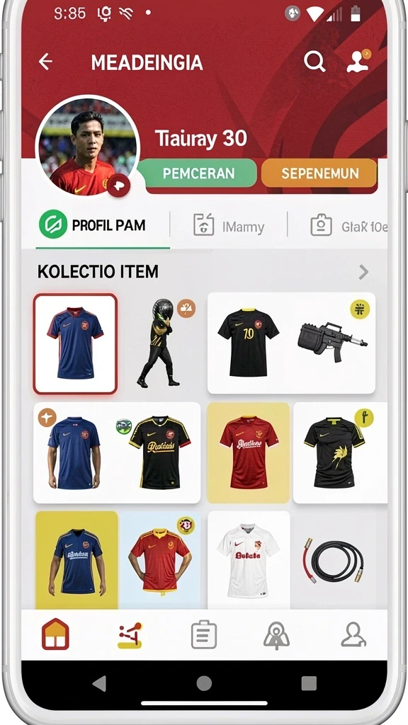Berbagai karakter unik yang dapat diperoleh dalam permainan.